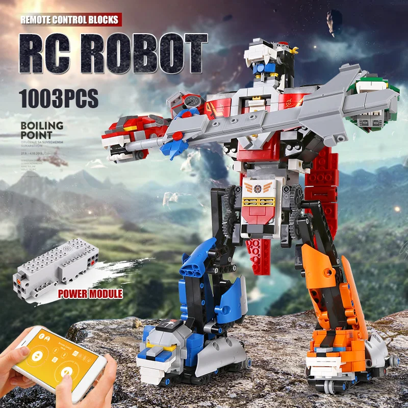 

MOULD KING 15037 Creative Toys The APP RC Motorized Intelligent Robot Model Assembly Building Blocks Bricks Kids Christmas Gifts