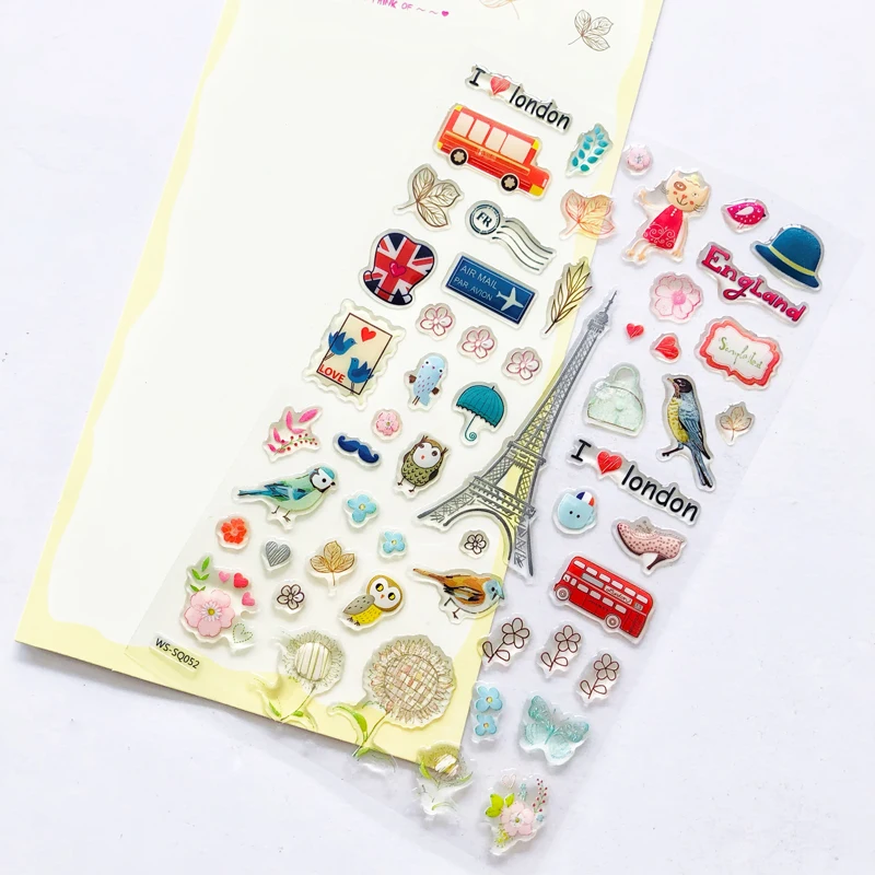 Наклейка для телефона сделай сам 1 лист стиль путешествий Лондонское впечатление