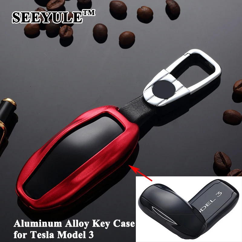 1 шт. SEEYULE алюминиевый сплав стильный автомобильный чехол с дистанционным