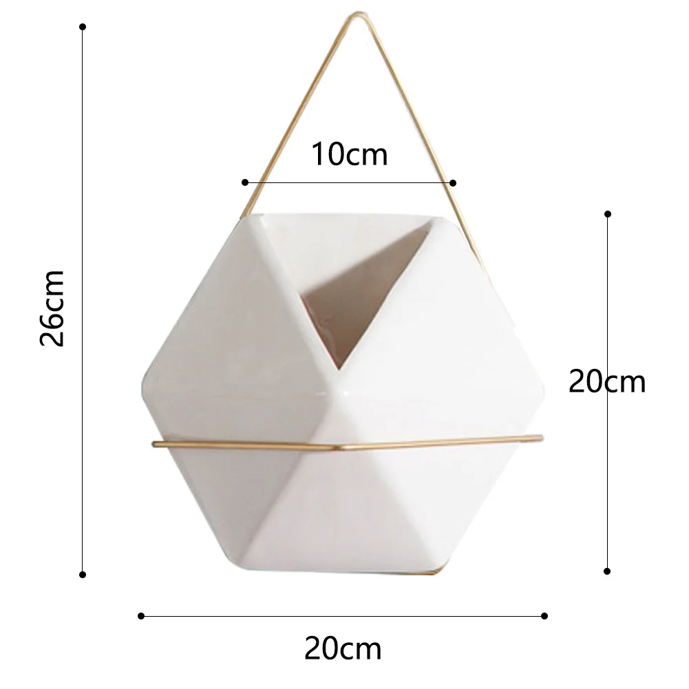 Украшение для дома на стену балкон подставка цветов цветочный горшок зеленая