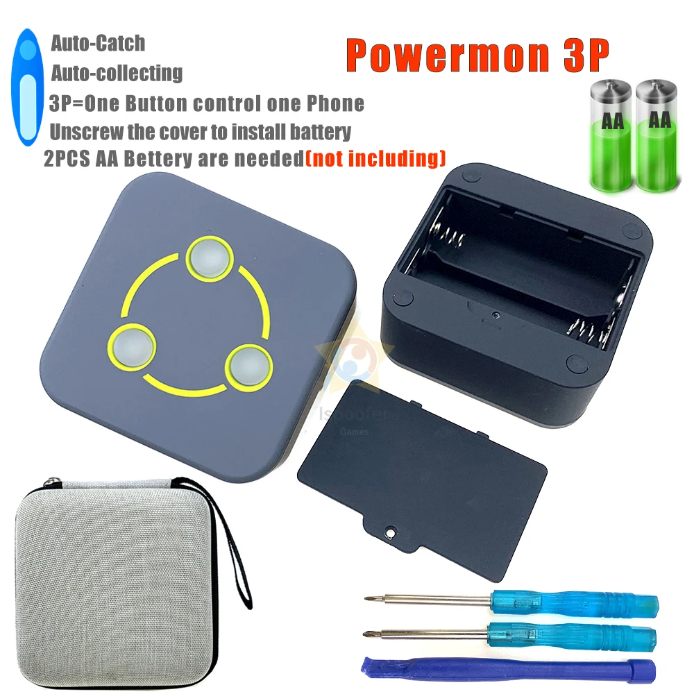 5 шт./лот Anto Catch 1P 2P 3P Bluetooth устройство для Android IOS Phone Powermon Pokemon Go Plus с установленными