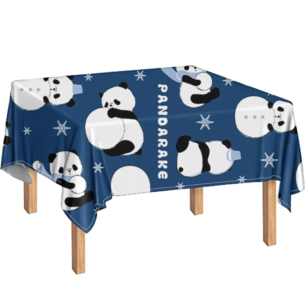 

Роскошная скатерть с рисунком панды, скатерть для стола дома, свадьбы, банкета вечерние, скатерть для стола, чехол для мебели, скатерть для д...