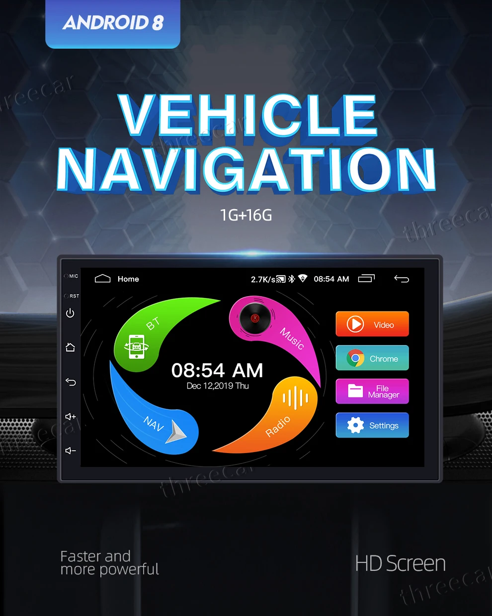 Мультимедийный плеер на Android универсальная Автомагнитола 2 5D с GPS bluetooth для Volkswagen