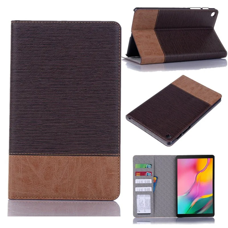 Премиум чехол из искусственной кожи для Samsung Galaxy Tab A 8 0 дюйма 2019 S Pen Магнитный SM P200