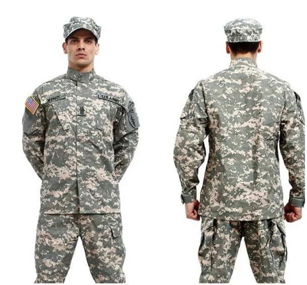 

10Color Military Uniform Men Army Tactical Special Forces ACU Militar Soldier for Man Combat Clothes Pant Set Camouflage Uniform