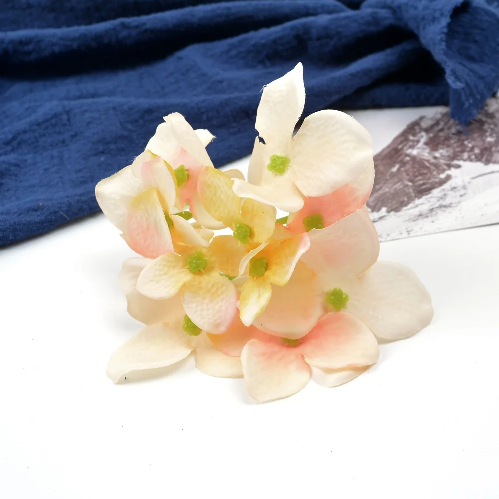 5 шт./Партия искусственный цветок Гортензия для свадебной вечеринки Праздничное