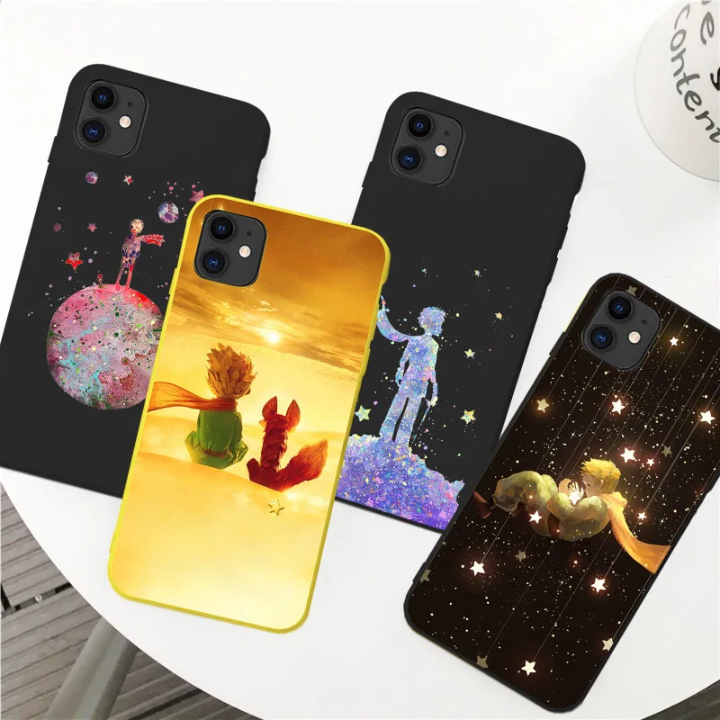 

Cartoon Fairy tales Phone Case For iPhone 12 11 Pro max XS Max X XR 7 8 plus 6 6s Plus SE 2020 the Little Prince Back Cover Soft