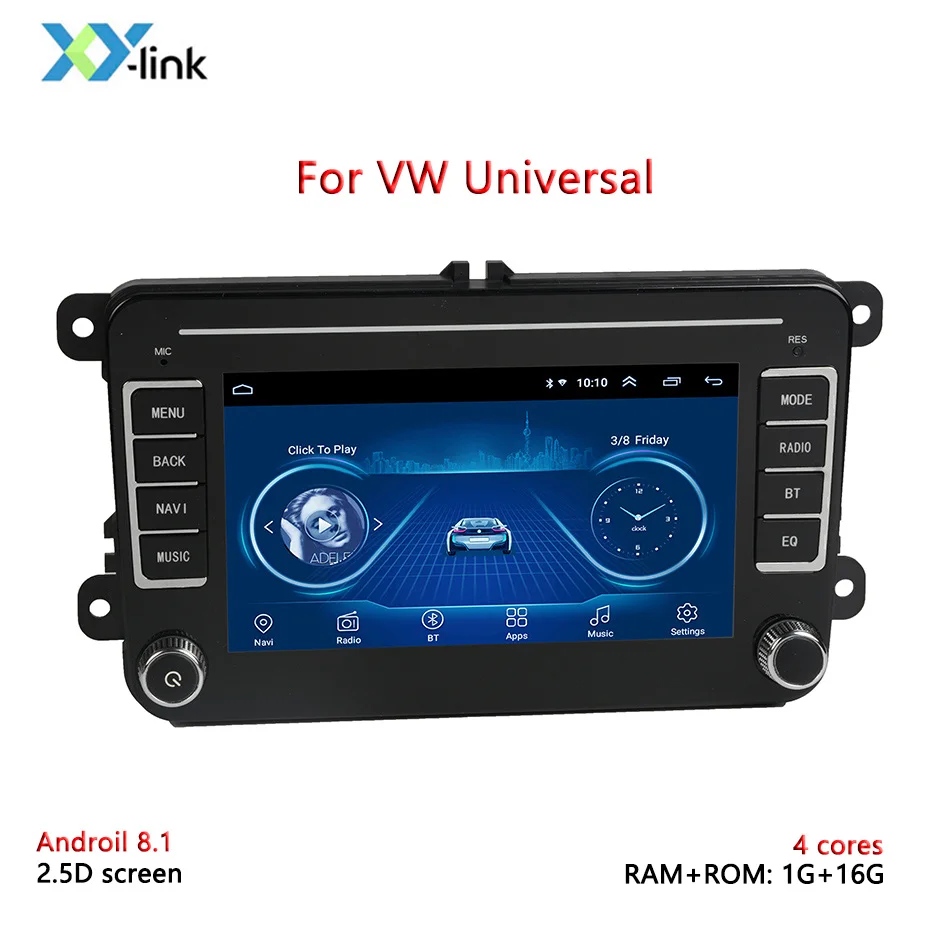 Автомагнитола мультимедийный плеер Android 8 1 GPS навигация для Volkswagen VW Passat Golf Polo B7 B6