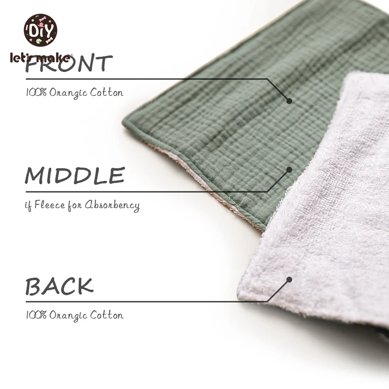 babador de algodão para conjunto de toalhas de algodão toalha confortável para absorvente de gaze