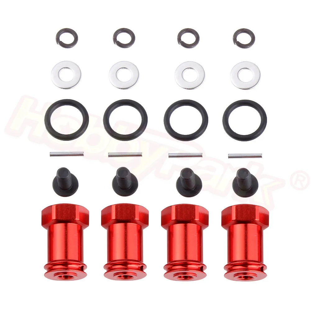 20мм Длина 12мм Шестигранные Втулки Колес Расширители Преобразования Отступления для 1/10 Модель Машинки на Управлении Масштаба Краулер Грузовик Внедорожный Багги На Машине.