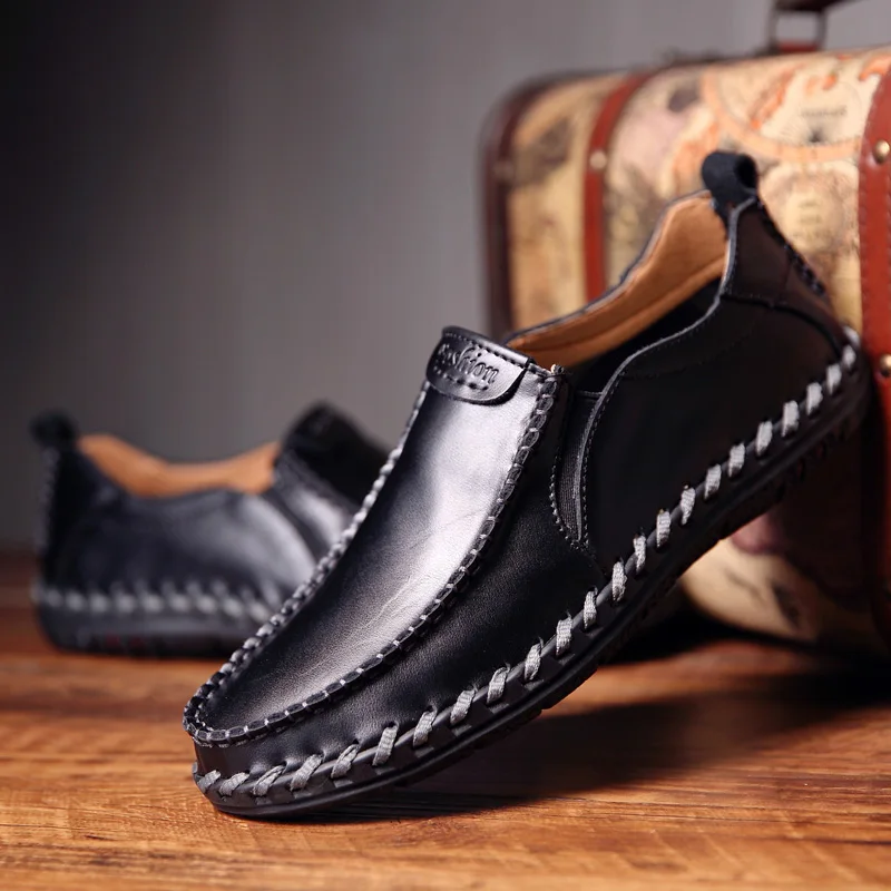 

Men Shoes Leather Casual Driving Shoes Handmade shoes