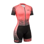 Лето 2021, велосипедный слитный костюм с коротким рукавом для триатлона, профессиональный, впитывающий и быстросохнущий велосипедный костюм, купальник для женщин