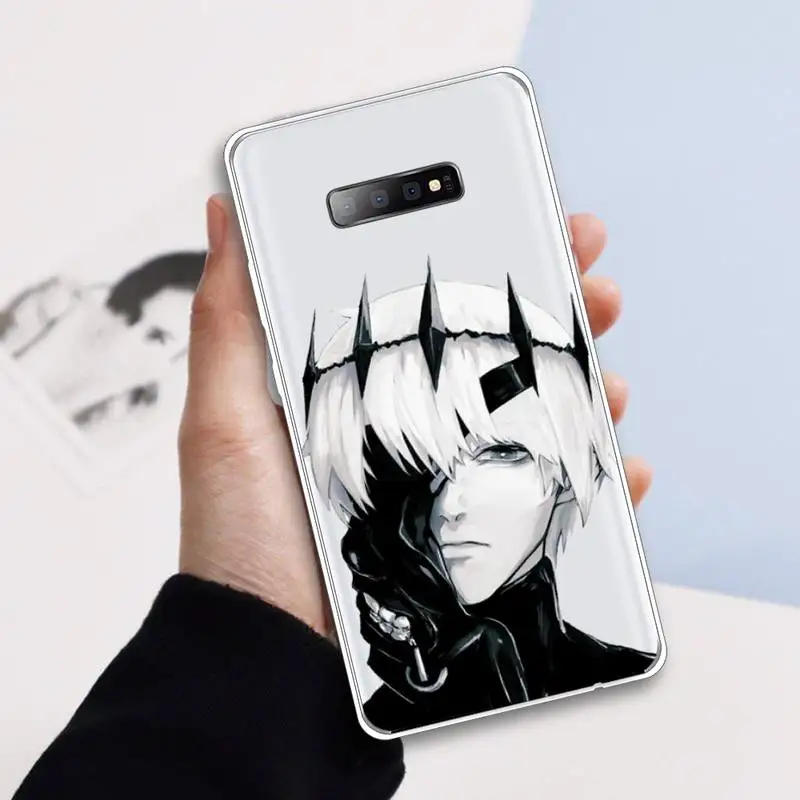 

tokyo ghoul japanese anime manga Phone Case Transparent For Samsung Galaxy A 71 21s S note 8 9 10 plus 20 ultra