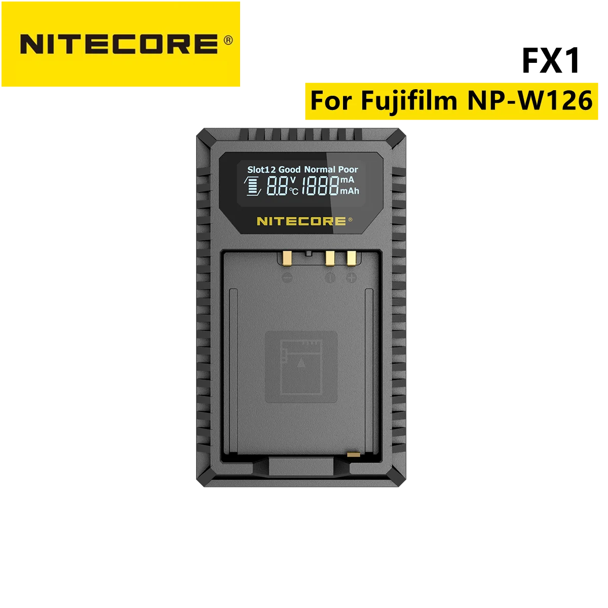 Зарядное устройство NITECORE FX1 с двумя слотами USB для Fujifilm NP-W126 NP-W126S | Электроника