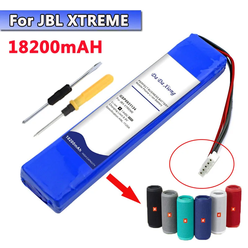 Аккумулятор 18200 мАч 37 0 Вт ч для JBL XTREME Xtreme Speaker GSP0931134 батареи с