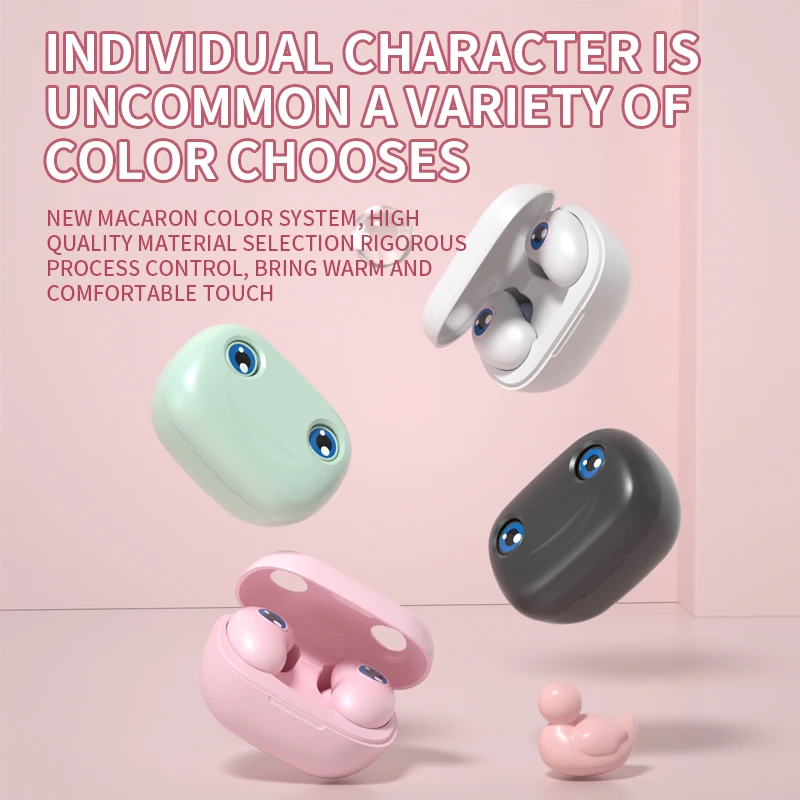 Милые наушники вкладыши TWS с Беспроводной Bluetooth 5 1 9D стерео спортивные свободные