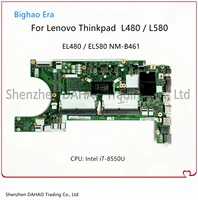 el480 el580 nm b461 for lenovo thinkpad l480 l580 laptop motherboard with i7 8550u cpu ddr4 100 fully tested fru 02dc000