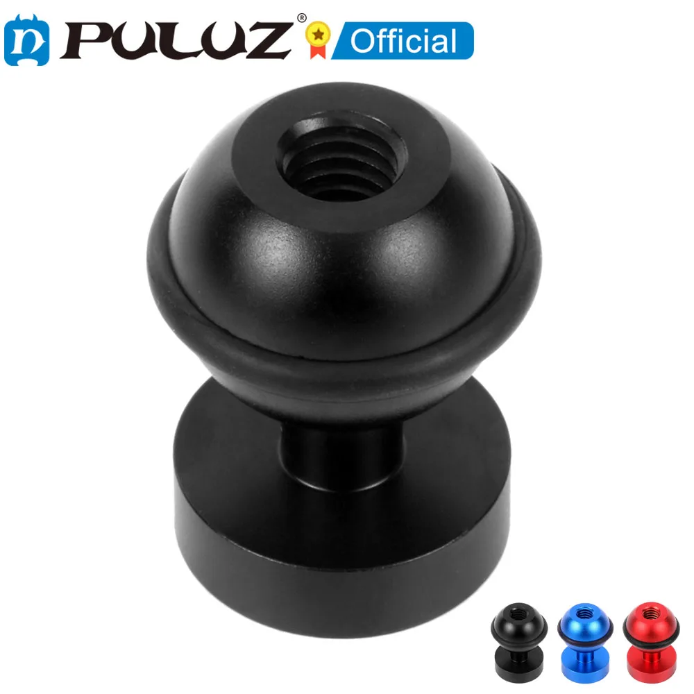 Алюминиевая шаровая Головка-адаптер PULUZ CNC для DJI Osmo Action/ GoPro HERO7 6 5 4 3 2 1/ Xiaoyi и других экшн-камер 2,5 см