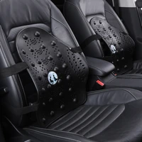 1pcs universal car back support chair massage lumbar support waist cushion mesh ventilate cushion pad for car office home