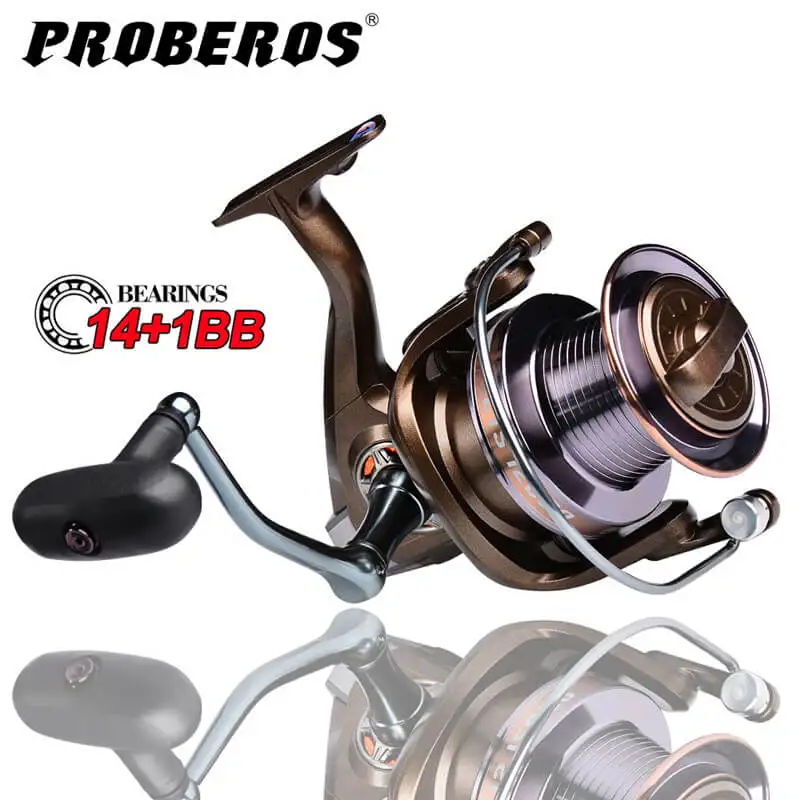 

Spinning Fishing Reels Smoothest 15 Bearings Large Long Drop Shot Saltwater Reel