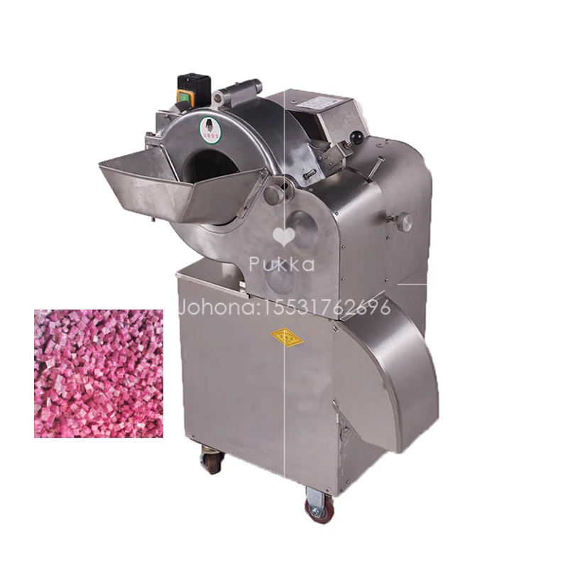 

Commercial Electric Vegetable Dicing Machine Carrot Potato Onion Granular Cube Cutting Machine