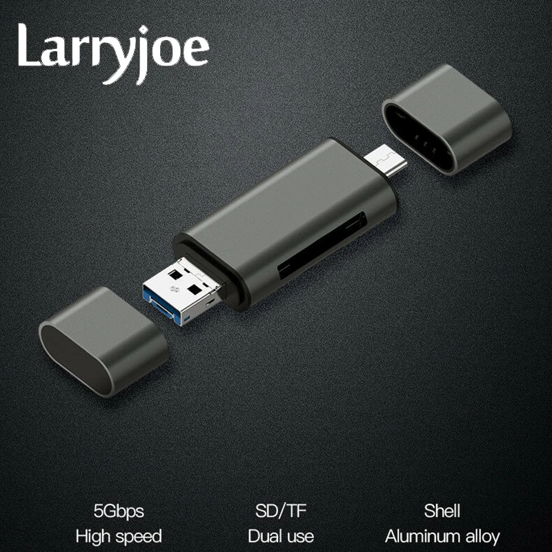 5 в 1 Тип C OTG кард ридер с флеш накопитель USB гнездовым Интерфейс для ПК 3 0 чтения TF