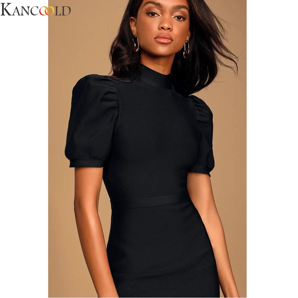 Новинка элегантное черное платье с v образным вырезом на спине многослойное