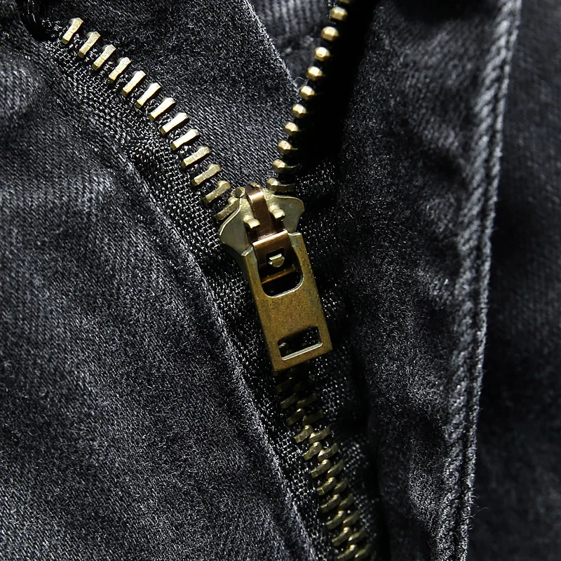 Мужские джинсы большого размера 6XL 2020 с эластичной резинкой на талии больших