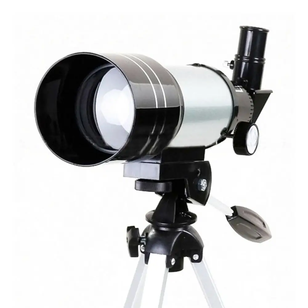

PDDHKK 70mm Refraction Astronomical Space Telescope Portable Camping Monocular 150x Magnification With Two Eyepiece Tripod