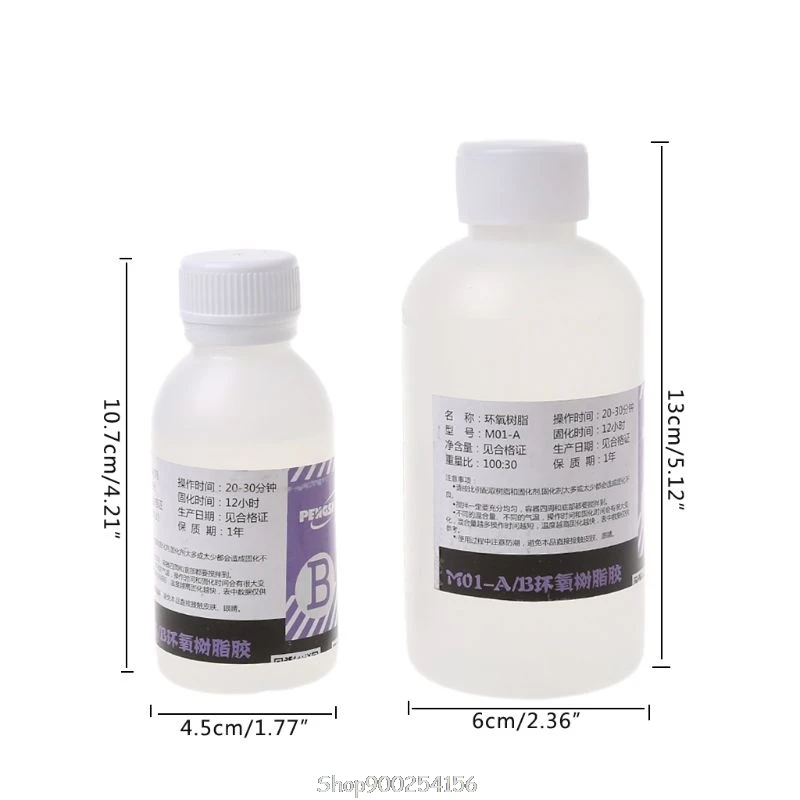 

Epoxy Resin & Curing Agent Kit Fiber Reinforced Polymer Resin Composite Material O27 20 Dropship