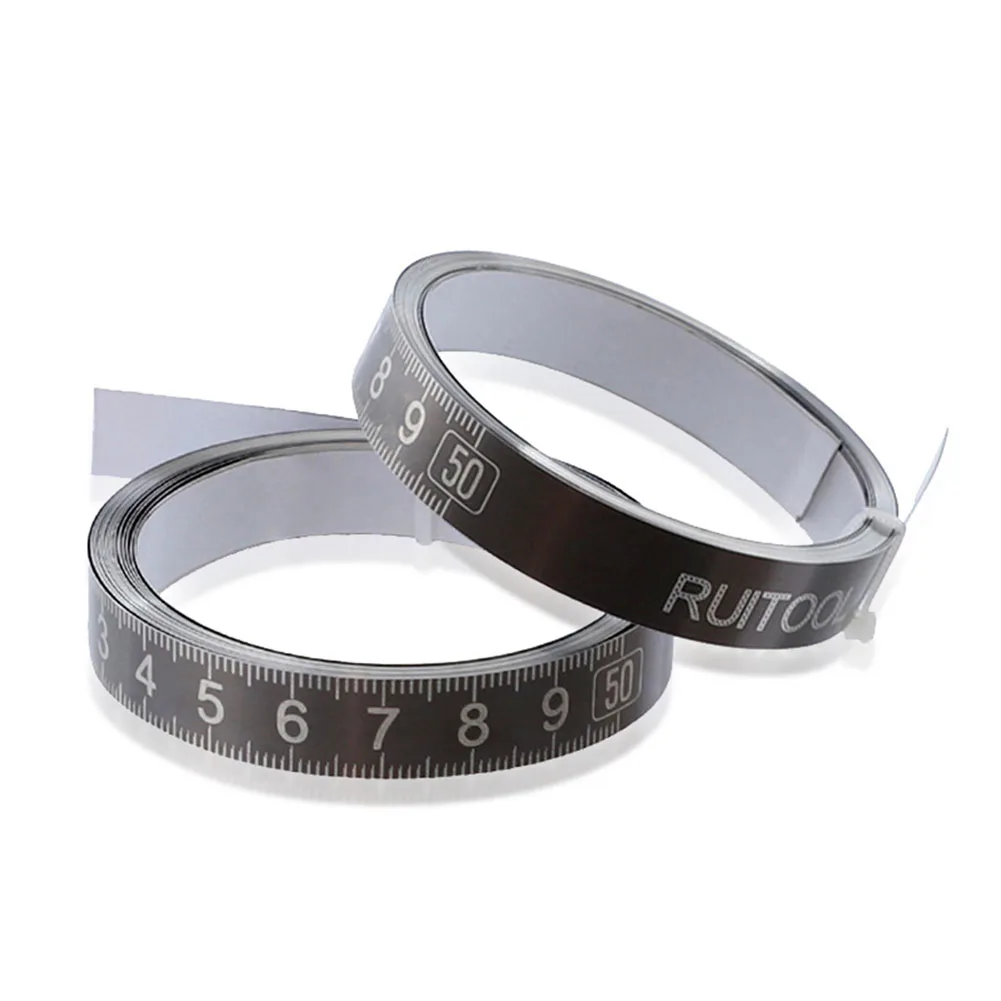 Самоклеящаяся Метрическая рулетка из нержавеющей стали для