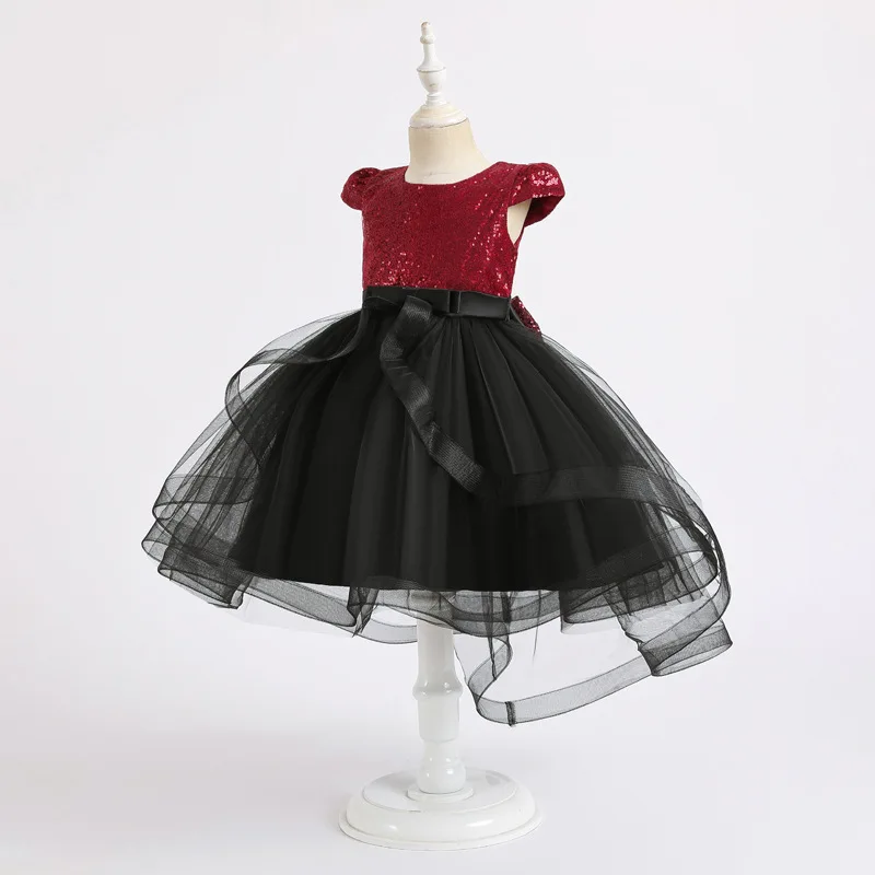 Детские платья для девочек платье принцессы с пачкой и блестками детское