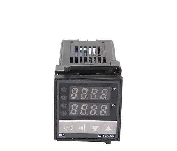 A Thermostat Rex-c100 цифровой Pid регулятор температуры контроллер термостат релейный выход от 0 до 400c с k-типом датчик термопары - Цвет: A Thermostat