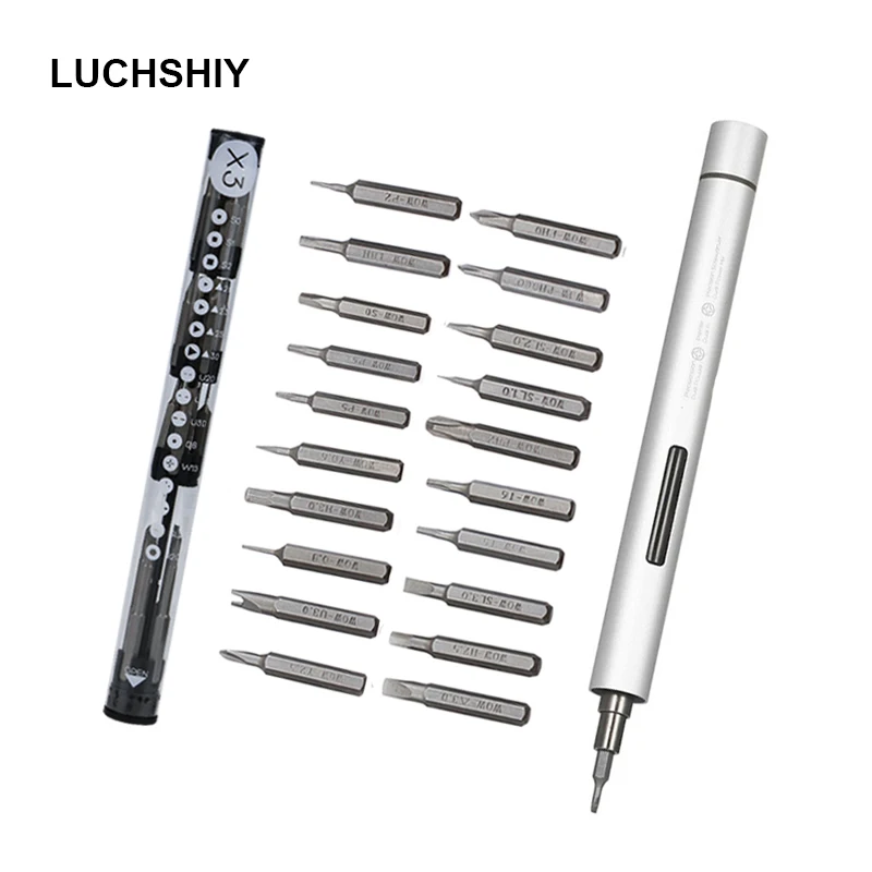 

Электрическая отвертка, беспроводной электроинструмент, мини-Прецизионная отвертка, биты для ноутбука, ПК, сотового телефона, набор инстру...