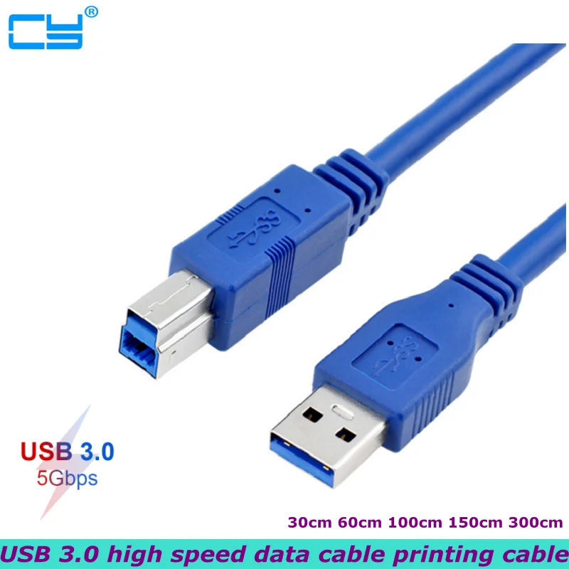 Высокоскоростной 5 Гбит/с USB 3 0 Стандартный A Тип штекер на B для внешних жестких