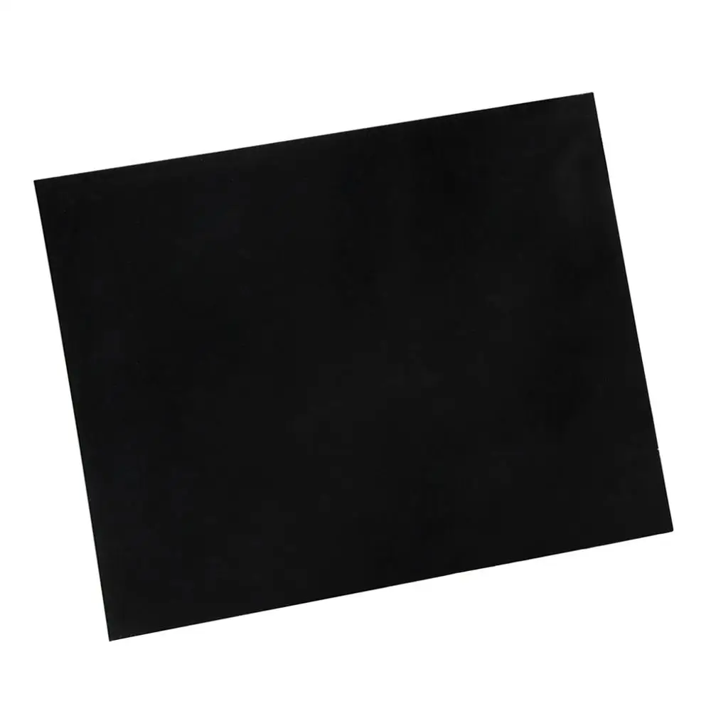Black Color FLEOR 1 шт. 200*175*0,65 мм медиатор для акустической гитары Пустой материал лист самоклеющиеся царапины Пластина для акустической гитары запчасти - Цвет: Black Color