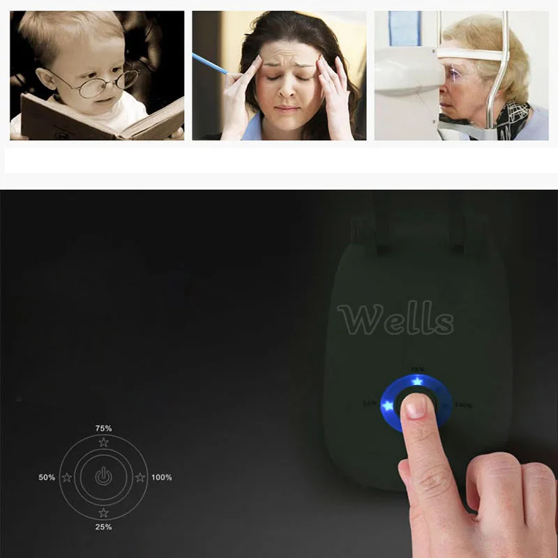 Светодиодная настольная лампа мощность 4000 мАч 21 складная защита глаз