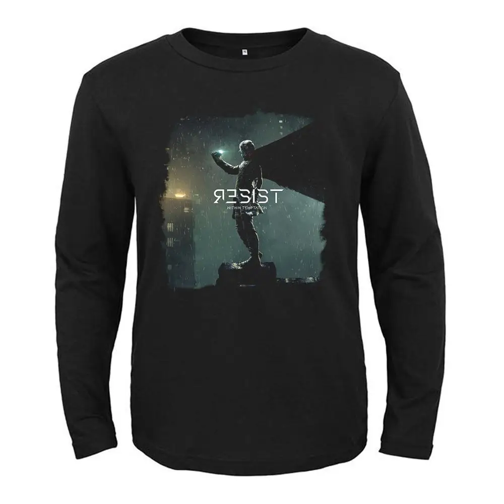 

Женская/Мужская футболка, Готическая Металлическая черная футболка