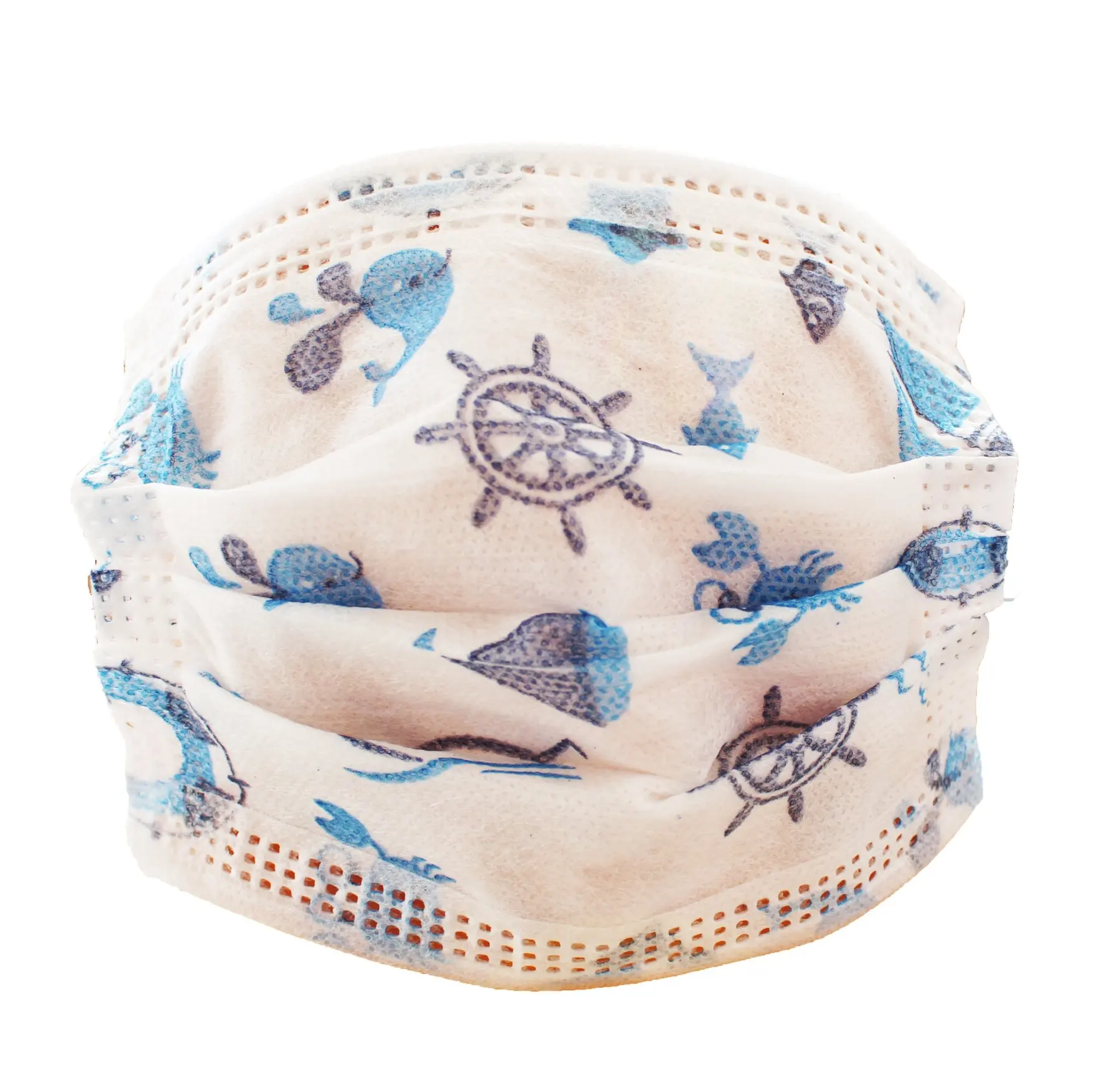 

Crab Decorated Kids Mask 10'lu