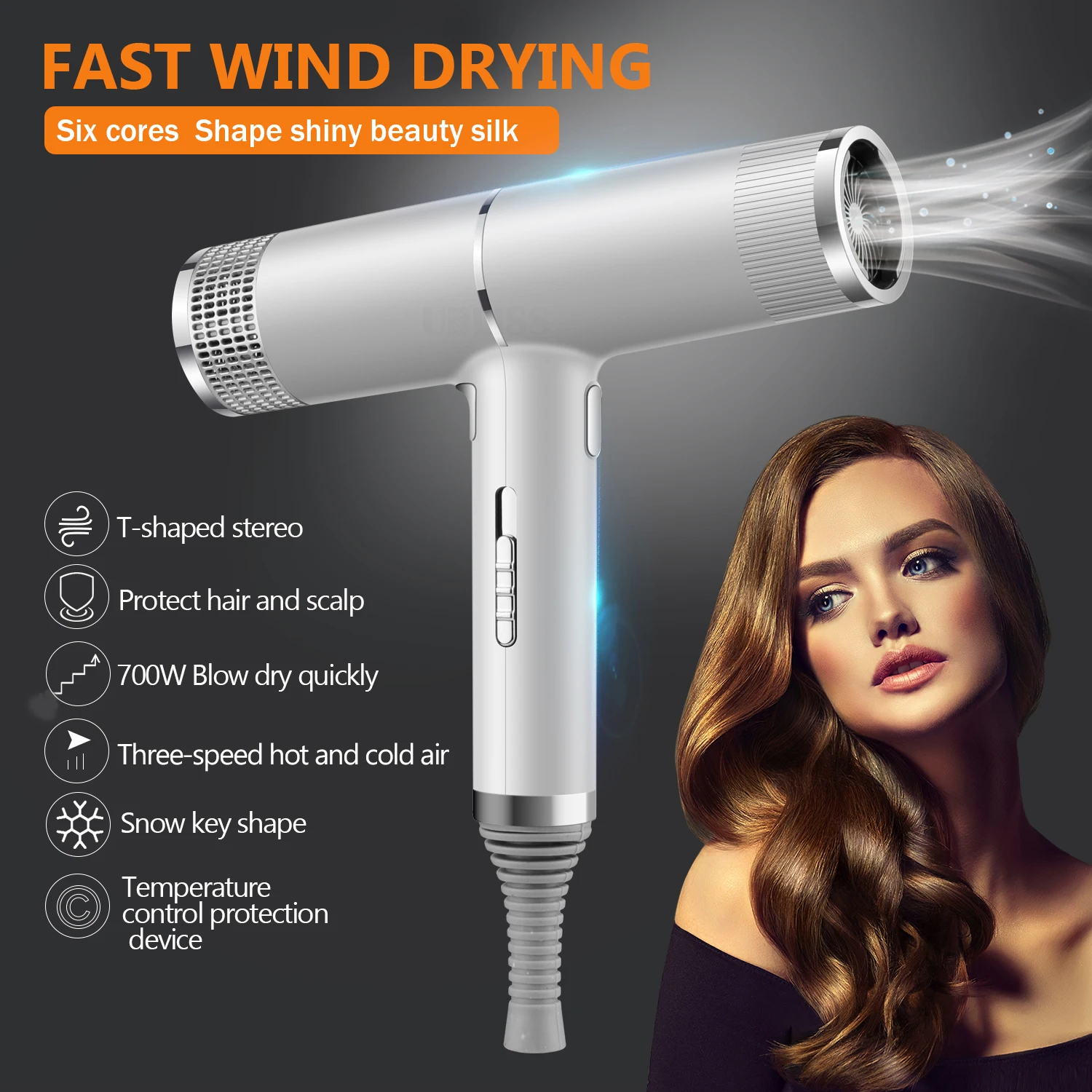 

Hair Brush Hair 3 in 1 Professional Hot Air Brush Electric Hair Dryer Brush Rotating Styler Tools Hairdryer brush for hair New