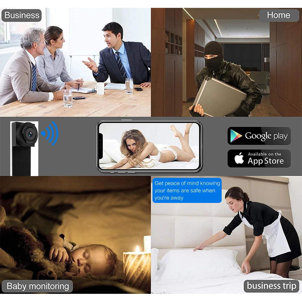 Популярная портативная миниатюрная IP камера сделай сам 1080P с Wi Fi и микромодулем P2P