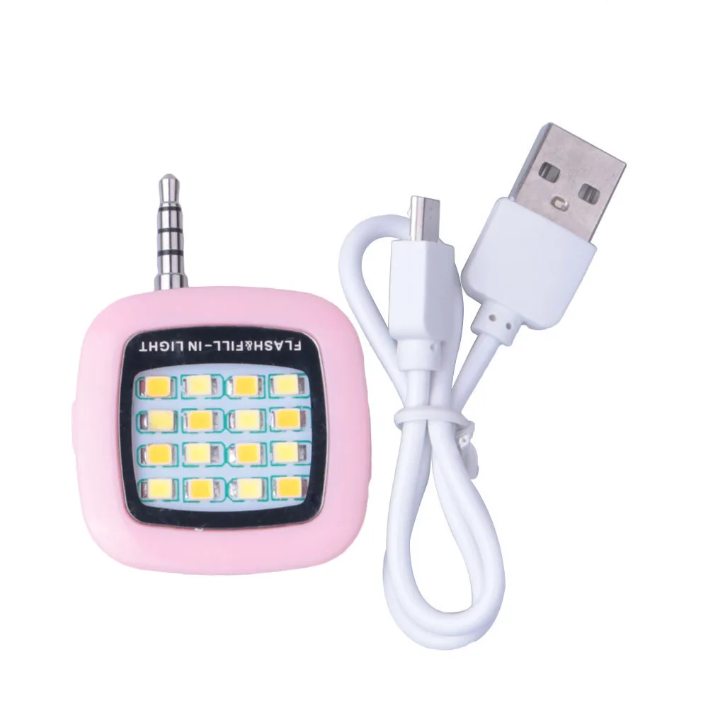 Новая светодиодная мини-вспышка для мобильного телефона селфи яркая лампа