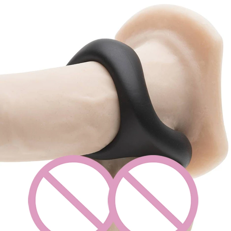 Мужское кольцо на пенис для задержки эякуляции двойное пениса многоразовые