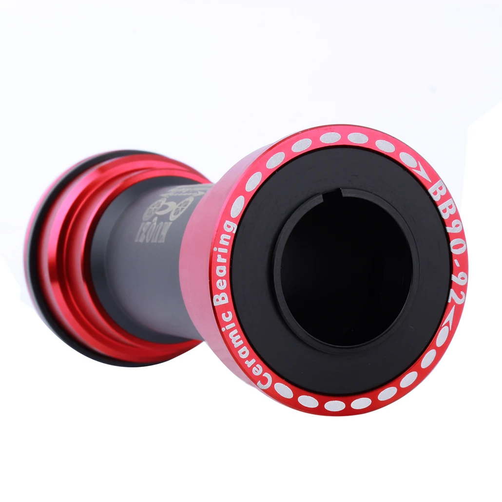 Pressfit hollowtech керамический Нижний кронштейн подшипника 90-92 мм bb92 переходник вала для велосипеда центральный механизм горный велосипед аксессуары
