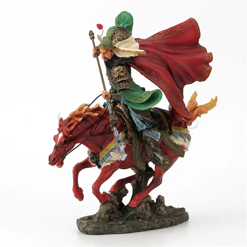 33 см статуя героя романтики тройных царств в китайском стиле Гуань Юй для