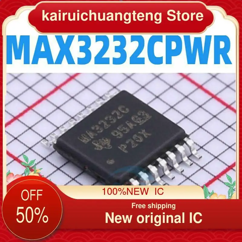 

10-200PCS MAX3232CPWR MAX3232 MA3232C TSSOP-16 New original IC
