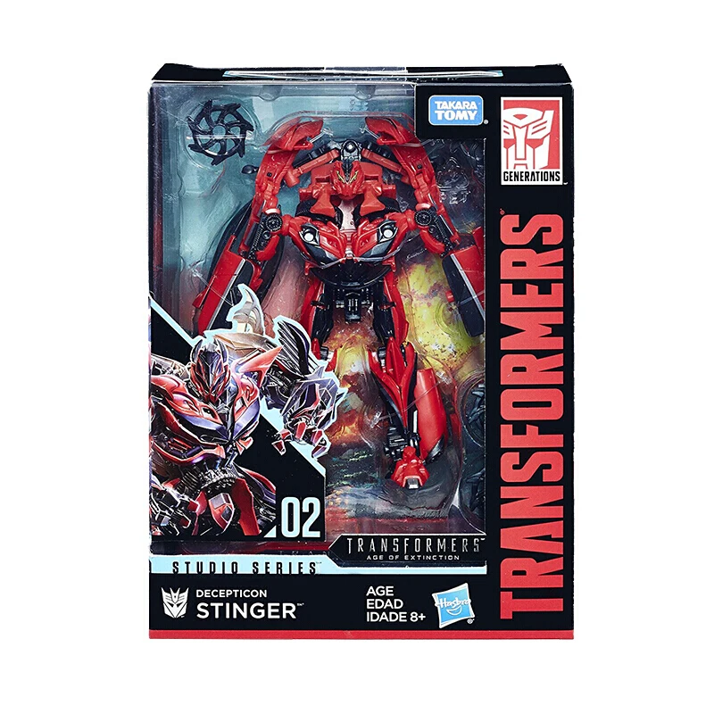 Экшн фигурка Hasbro Трансформеры Studio Series 02 Deluxe Class Movie 3 Stinger Игрушечная модель SS02 для