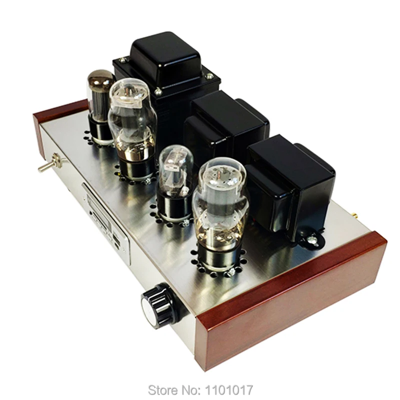 JBH 6H9C 6P3P FM MP3 ламповый усилитель HIFI EXQUIS одиночный 6L6 лампа радио USB ключ файл декодер готовой Amp