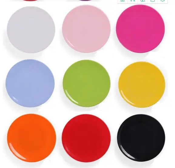 Японская еда суши меламиновая тарелка вращающееся блюдо для Круглые красочные