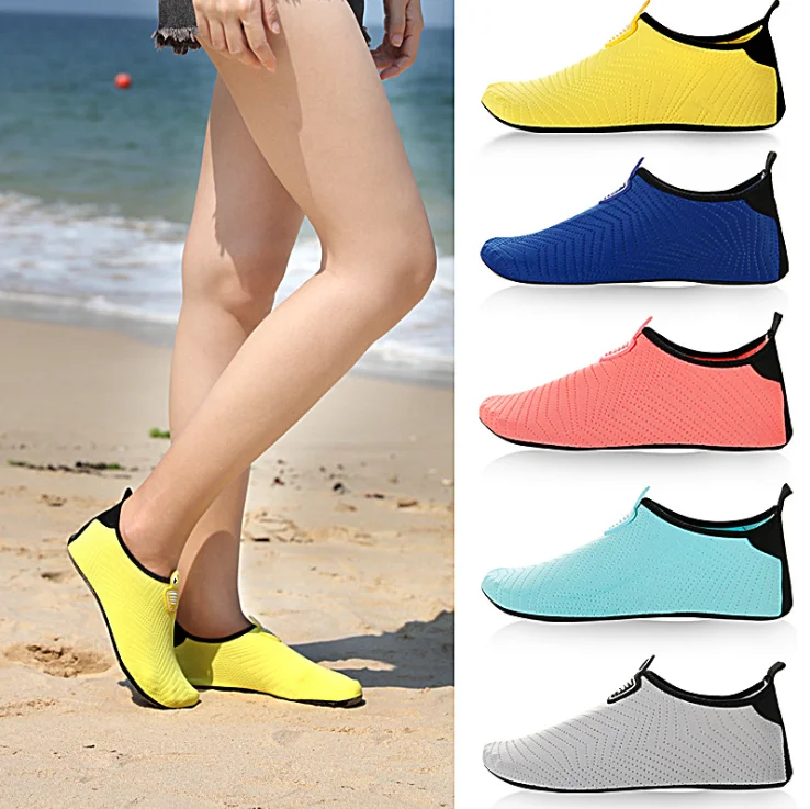 Красочные Неопреновый для дайвинга носки черный пляжная обувь плавания